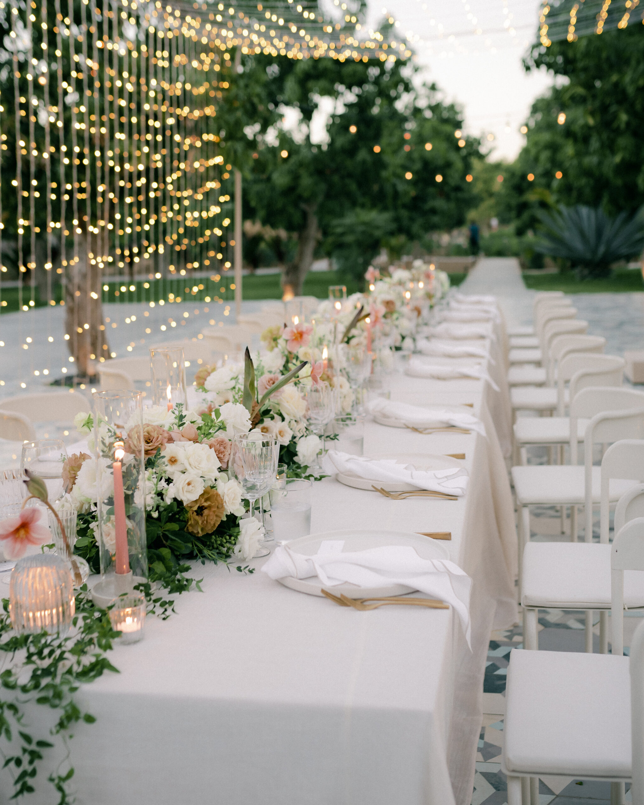Romantic Table Styling, at Acre San Jose del Cabo.